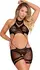 Magic Silk Seamless Cut-Out Romper, One Size, Black