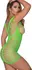 Magic Silk Seamless Tank haljina Lime – Jedna veličina, čipkasti detalji i izrezi
