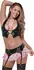 Magic Silk Dress Up Halter prsluk i suknja set L/XL Ružičasti karirani detalj