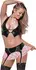 Magic Silk Dress Up Halter prsluk i suknja set L/XL Ružičasti karirani detalj