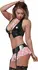 Magic Silk Dress Up Halter prsluk i suknja set L/XL Ružičasti karirani detalj