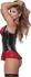 Magic Silk Dress Up Mini Dress L/XL Red with Plaid Tie Set
