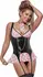 Magic Silk Flirty Freshman Mini haljina L/XL Ružičasta sa lancem i kravatom set