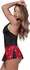 Magic Silk Coed Cutie L/XL Halter Dress with Keyhole Neckline Red