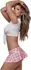 Magic Silk Campus Crush Two-Piece Costume Set S/M White-Red