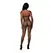Allure Leather Victoria Chain Set - Adjustable Bra & Thong, Black