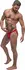 Male Power Pure Comfort Modal Athletic Jockstrap S/M Red