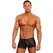 Male Power Black Cobra Mini Short M Comfort Fit Snakeskin Print
