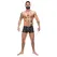 Male Power Zip It Short M Black - Modern Wet-Look Pouch System
