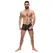 Male Power Zip It Short M Black - Modern Wet-Look Pouch System