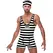 Male Power Hard Time L/XL zatvorenik kostim set sa kapom