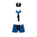 Male Power Officer Frisk-Em uniforma set S/M trodelni kostim komplet