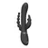 VIVE Rini Pulse Wave Dual-Engine Intimate Wand Black, Multi-Attachment