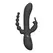VIVE Rini Pulse Wave Dual-Engine Intimate Wand Black, Multi-Attachment
