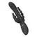VIVE Rini Pulse Wave Dual-Engine Intimate Wand Black, Multi-Attachment