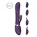 ETSU Pulse Wave G-Spot Rabbit Model, Triple Motor, Purple, 4 Attachments