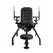 Ouch! Multi-Position Adjustable Steel Chair for Advanced Roleplay, Black