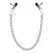 Oxballs Ox Bull Nose Adjustable Chain Clamps Silver 16in Steel-Vinyl