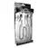 Oxballs Ox Bull Nose Adjustable Chain Clamps Silver 16in Steel-Vinyl