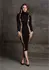 Obsessive Carme XI Haljina sa Visokim Okovratnikom Crna – One Size, S-XL Kroj