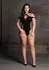 Leda XIII Plus Size Bodysuit sa Ukrštenim Dekolteom i Ramenima Koja Se Spuštaju
