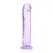 RealRock Crystal Clear Intimni Model 8.7'' sa Usisnom Čašicom Transparentan