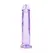 RealRock Crystal Clear Intimni Model 8.7'' sa Usisnom Čašicom Transparentan