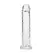 RealRock Crystal Clear 7'' Intimate Model with Suction Base, Transparent
