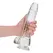 REALROCK Crystal Clear 28 cm Intimna Mašina sa Bazom i Testisima