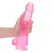 REALROCK Crystal Clear Intimna Mašina sa Vakuum Bazom 25.4 cm Providna