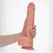 RealRock Model 12 Intimni Sistem sa Vakuum Bazom 30.5 cm Bež