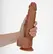 RealRock Model 10 Intimni silikonski sistem sa usisnom bazom 25.5cm Bež
