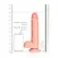 RealRock Intimate Machine 23cm - Straight Model with Suction Base, Natural Tone