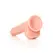 RealRock Intimate Machine 18 cm with Balls & Suction Cup, Beige