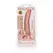 RealRock Curved Silicone Model with Suction Cup 18cm Beige