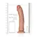 RealRock Zakrivljeni silikonski model sa usisnom čašicom 25.5 cm - Boja kože