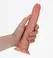 RealRock Slim Silicone Model sa Usisnom Čašom 20.5 cm Bež