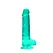 REALROCK Crystal Clear 21 cm Intimni Model sa Usisnom Čašom i Testisima