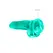REALROCK Crystal Clear 21 cm Intimni Model sa Usisnom Čašom i Testisima