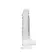REALROCK Crystal Clear Intimate System with Suction Cup 21 cm Transparent