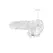 REALROCK Crystal Clear Intimate System with Suction Cup 21 cm Transparent