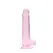 REALROCK Crystal Clear Intimni Model sa Testisima 21 cm Usisna Čaša