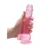 REALROCK Crystal Clear Intimni Model sa Testisima 21 cm Usisna Čaša