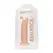 RealRock Ultra Silicone Model 9 - Dvostruke Gustine, 23 cm, Usisna Čaša, Boja Mesa