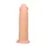 RealRock Ultra Silicone Model 9 - Dvostruke Gustine, 23 cm, Usisna Čaša, Boja Mesa