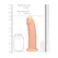 RealRock Ultra Silicone Model 9 - Dvostruke Gustine, 23 cm, Usisna Čaša, Boja Mesa