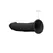 REALROCK Ultra Silicone Model 8 Thermo Reactive, Suction Cup, 20 cm, Black