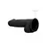 REALROCK ULTRA Silicone Model with Base Balls 21.6cm Dual Density Black