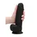 REALROCK ULTRA Silicone Model with Base Balls 21.6cm Dual Density Black
