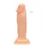 RealRock Intimni Model 15 cm - Anatomski Gumeni Oblik sa Usisnom Bazom, Bež